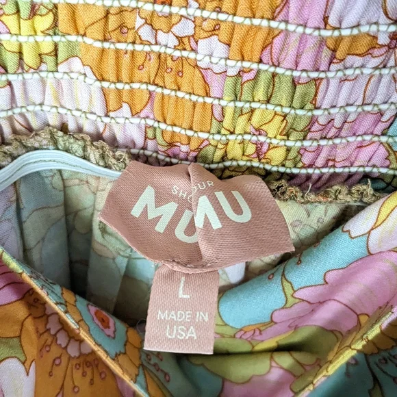 Sold on M! Show Me Your Mumu Claire Midi Dress ~ Groovy Blooms - Picture 7 of 12